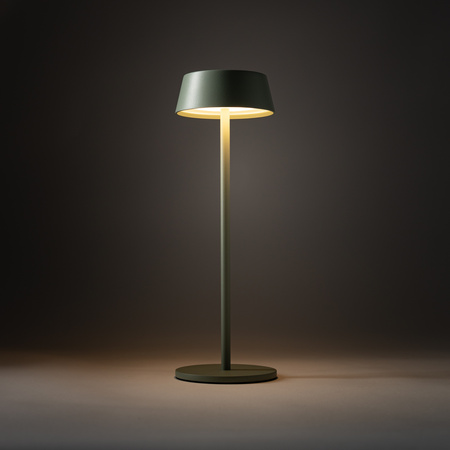 Lampka stołowa do altanki w kolorze zielonym USB 3000K AMY LED Nowodvorski 11535