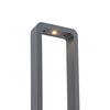 Szary słupek ogrodowy ramka 60cm LED 3000K ARIUS M GRAY IP54 Tk Lighting 19004