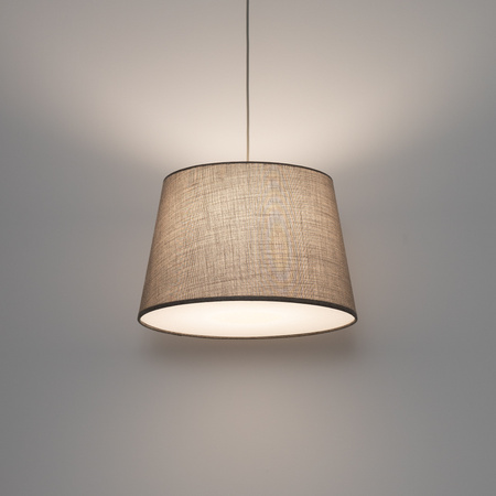 Lampa wisząca do sypialni szary abażur 46cm 1xE27 TUTOIA Nowodvorski 11682