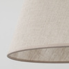 Żyrandol wiszący o średnicy 85cm z abażurkami z lnu CANDI SABIA 6xE27 Tk Lighting 11072