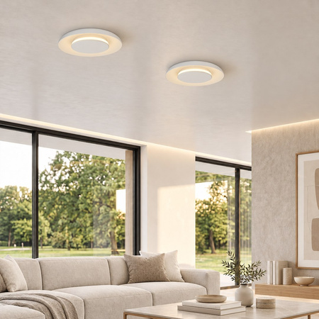 Lampa sufitowa Piattino 15W LED CCT Biały Milagro ML2938