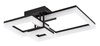 Lampa sufitowa trzy czarne kwadraty LED zmienna barwa światła Amilia Rabalux 71386