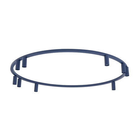 Granatowy pierścień sufitowy średnica ok 130cm z 9 reflektorami 9xGU10 FOURTY ROUND Nowodvorski 11953