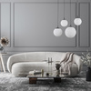 Lampa wisząca ESME 4 WHITE listwa TK Lighting 4790