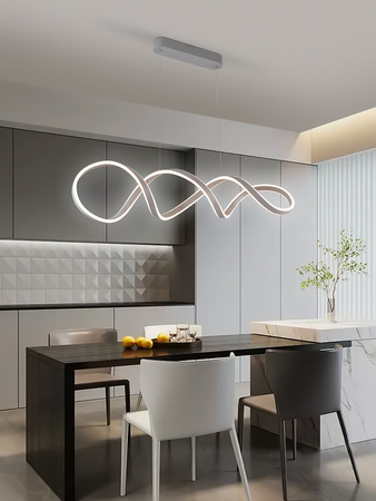 Lampa wisząca z trzystopniowym ściemniaczem typu "klik" Trevance Aviano Lighting 6204-0106
