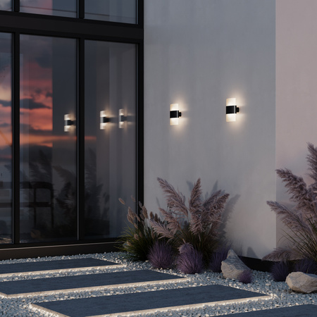 Nowoczesny kinkiet na elewacje LED 3000K Rom O442WL-L12GF3K Maytoni