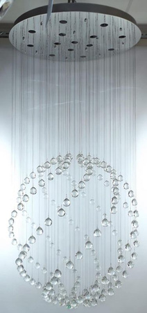 Lampa sufitowa wisząca kryształowa LUOTI BIG CH013-14L CRISTAL