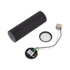 Ryflowana czarna tuba sufitowa TUNE BLACK M TK Lighting 10024
