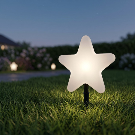 Gwiazda Ogrodowa Star 30cm 1xE27 IP44 Biały Milagro Eko-Light EKO0266