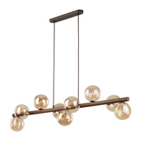 Lampa wisząca ESTERA WOOD ORZECH BURSZTYN 9XG9 Tk Lighting 11097