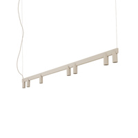 Lampa wisząca podłużna beżowa 150cm z dodatkowym podświetleniem  FOURTY LINE LED VII Nowodvorski 12294