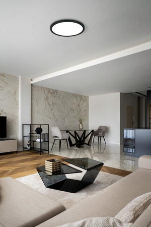 Lampa sufitowa plafon CAMPASPERO LED 29,5cm Eglo 75738 sterowana pilotem