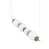 Podłużna lampa wisząca z ceramiki i szkła w stylu Art Deco CERAMIC LED Nowodvorski 11700