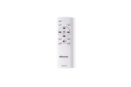 Kwadratowy plafon 22cm sterowany pilotem MONZA S 22 CCT BK + REMOTE CONTROL AZZARDO AZ4770