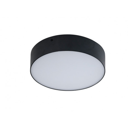 Plafon sufitowy okrągły czarny 22cm LED 4300K MONZA R 22 BK 4000K AZZARDO AZ2262