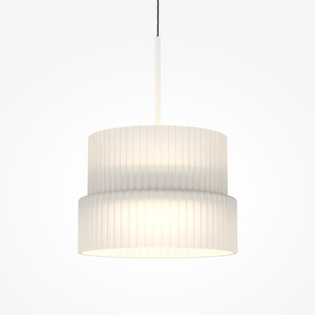 Lampa wisząca pojedyńcza z białym szklanym kloszem SCALA LED 3000K Maytoni MOD496PL-L12WK