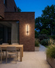 Brązowy, smukły kinkiet elewacyjny LED 60cm BARI RUST Kaja Lighting K-8242