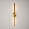 Mosiężny kinkiet LED dekoracja świetlna ściany Renaissance MOD256WL-L5BS3K1 Maytoni