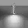 Lampa sufitowa, oprawa LAGOS 40 metalowa biała Sollux Lighting SL.0998