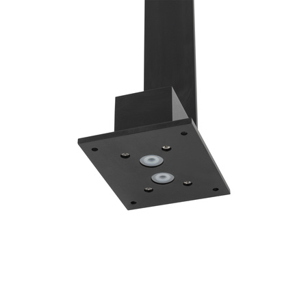 Nowoczesny słupek ogrodowy LED czarny z pochyloną głowicą 80cm 3000K SLIM LED Nowodvorski 11540