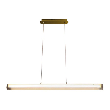 Lampa wisząca Trivia Gold 16W LED CCT IP44 pozioma akrylowa tuba 120cm Milagro ML2732