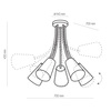Lampa sufitowa WIRE KIDS 5 TK Lighting 1712