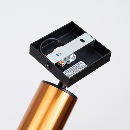 Kinkiet WINX czarny/miedź Sollux SL.1374