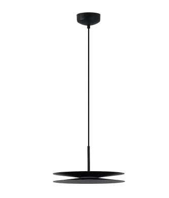 Czarna lampa wisząca w kształcie dysku LED 3000K DISC PENDANT 35 BK AZZARDO AZ6578