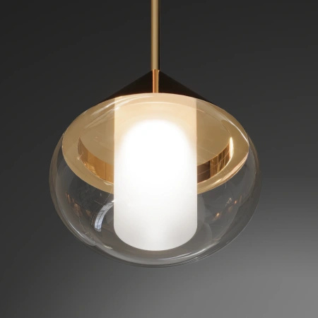 Lampa wisząca czarna do łazienki lub sypialni IP44 Suza LED 3000K PL0103-BK Yaskr