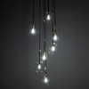 NILOS BLACK / GOLD LAMPA WISZĄCA 7 TK Lighting 5362