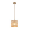 Lampa wisząca abażur DORMA WOOD JUTA 1xE27 Tk Lighting 11785