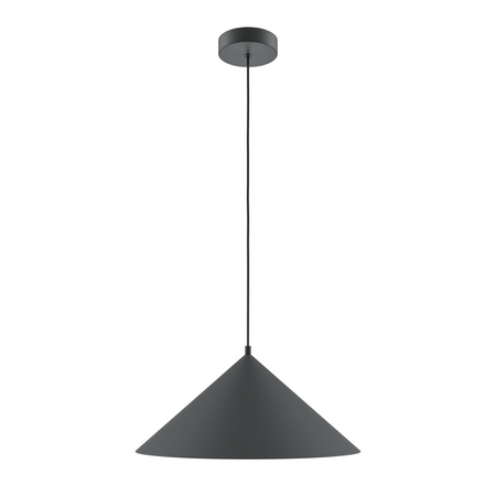 Lampa wisząca czarny stożek o średnicy 35cm 1xE27 Basic colors MOD167PL-01B Maytoni