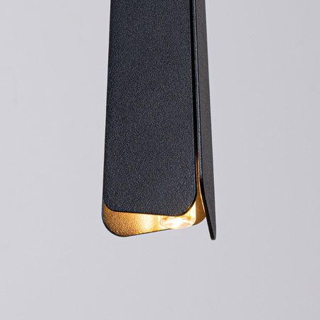 Lampa wisząca PRYSM 1 czarna Sollux SL.1400