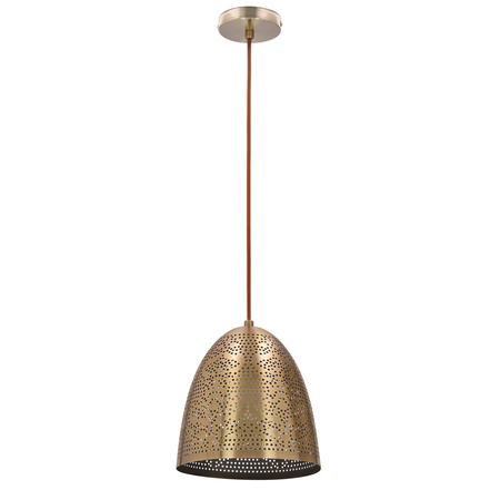 SFINKS LAMPA WISZĄCA 20/21 STOŻEK 1X60W E27 AŻUROWY PATYNA Candellux 31-43306