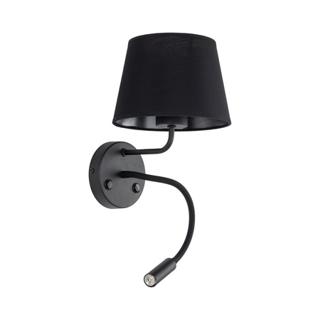 MAJA BLACK KINKIET 2 E27 + G9 TK Lighting 10081