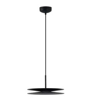 Czarna lampa wisząca w kształcie dysku LED 3000K DISC PENDANT 35 BK AZZARDO AZ6578