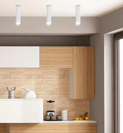 LAMPA SUFITOWA TUBA 1X25W GU10 6,3/25 BIAŁY Candellux 2282800