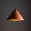 Stożkowa lampa wisząca o średnicy 50cm CONO XL SALMON 1XE27 Tk Lighting 11386