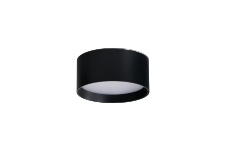 Niska czarna tuba natynkowa o średnicy 14cm AXIS 18W CCT SWITCH BK+BK Azzardo AZ7030