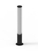 Czarny słupek ogrodowy LED 114cm Maxlight F0064 Gardenia 25W