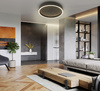 Plafon Bordeaux czarny 40cm Aviano Lighting 9002-102M