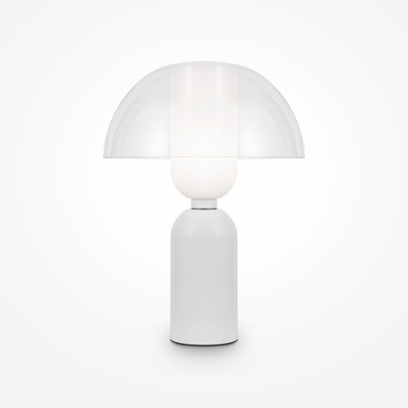Biała stylowa lampka stołowa do salonu Memory MOD177TL-01W Maytoni