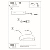 Kinkiet ATENA BLACK ceramiczny Sollux Lighting SL.0874