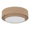 Lampa sufitowa z podwójnym abażurem z juty CALISTO JUTA 500 4xE27 Tk Lighting 11046