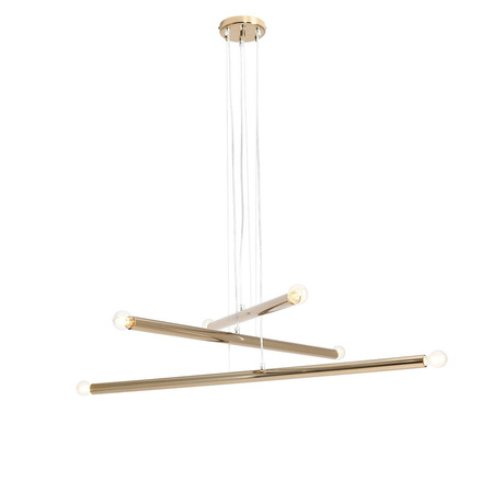 Lampa wisząca złota TUBO Aldex 1072K30