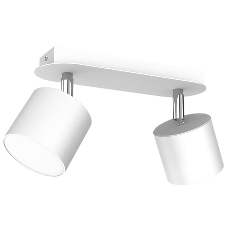 Biała lampa sufitowa podwójna na żarówki GX53 Dixie Milagro MLP7595