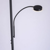 Lampa podłogowa czarna HANS LED Leuchten Direkt 11709-18
