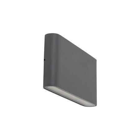Płaski kinkiet na elewacje LED 3000K ARWENA M GRAY IP54 Tk Lighting 18083