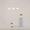 Potrójna szklana lampa wisząca w kolorze białym LED 3000K Spirito MOD286PL-L12W3K Maytoni