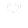 Lampa sufitowa ARENA LED Nowodvorski 10176 10183 10180 10185 kolor do wyboru